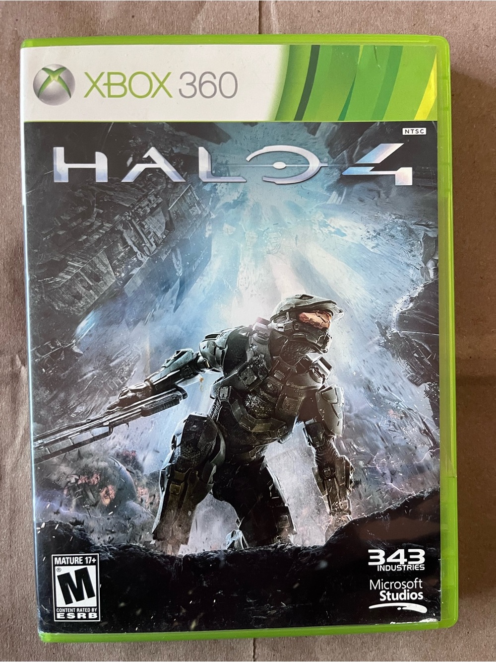 Halo 4 for Xbox 360 - Green Case